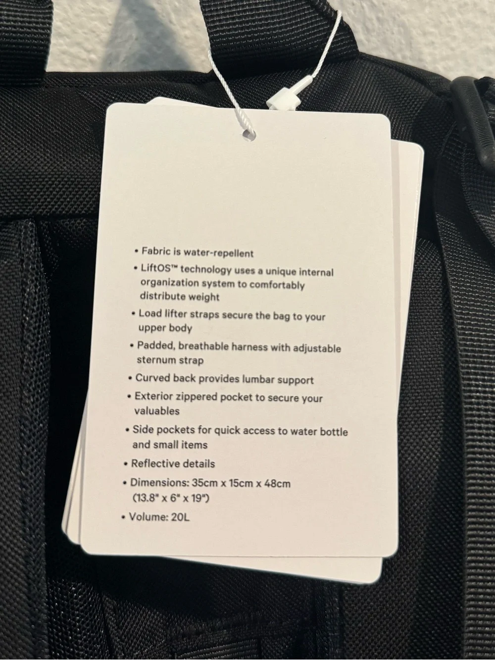 Lululemon Black Backpack